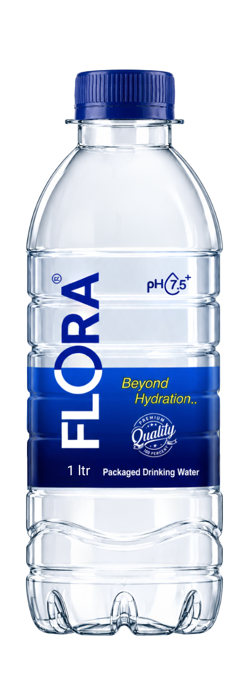 Flora Regular Water 1L bottle